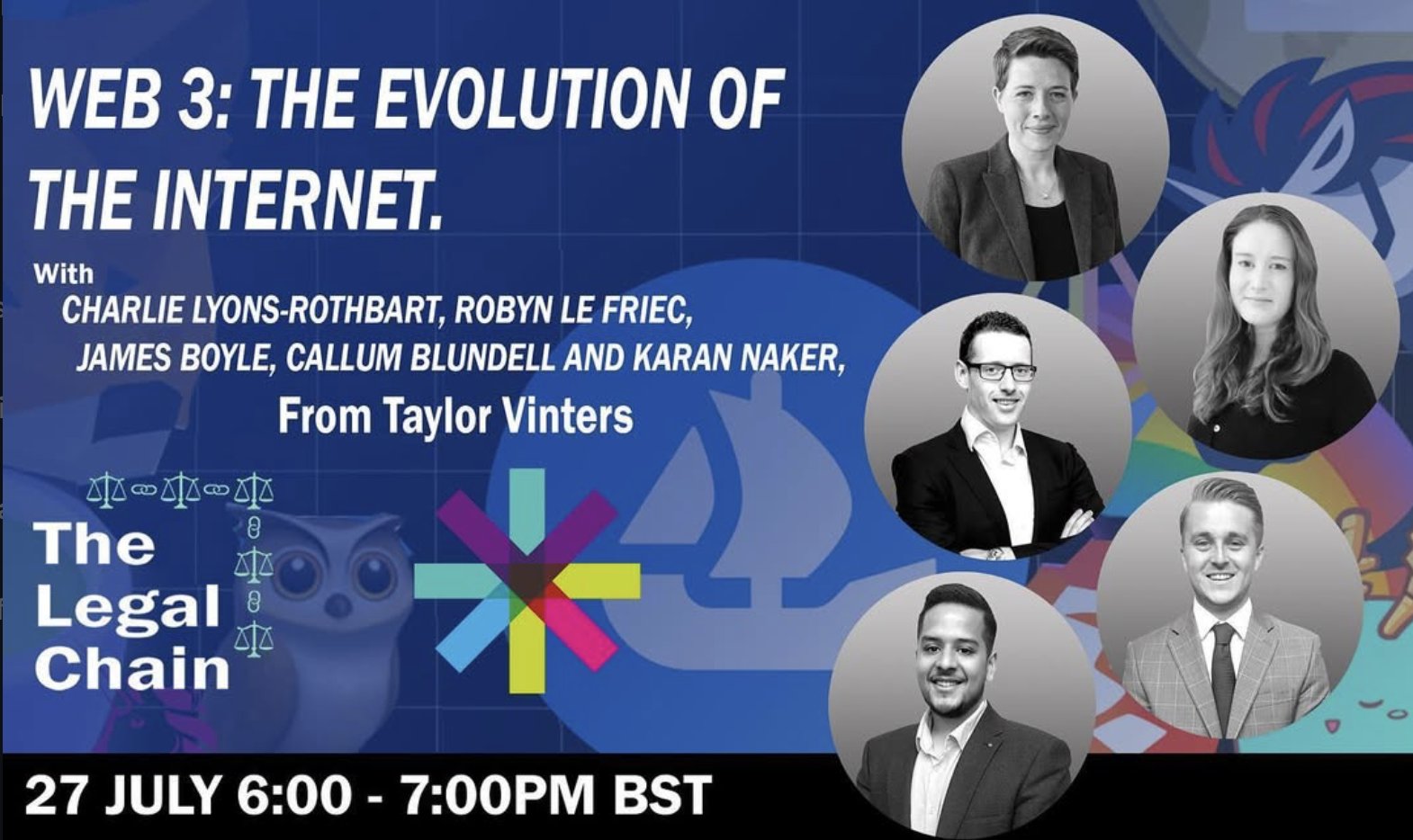 Web 3 event with Taylor Vinters